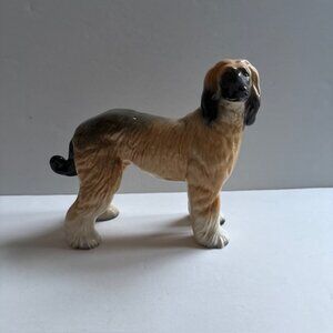 Mid Century Coopercraft Lhasa Apso Dog Porcelain Figurine, England